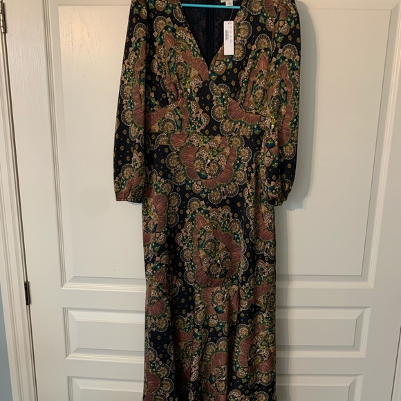 J Crew Point Sur high low Dress paisley - Picture 6 of 6